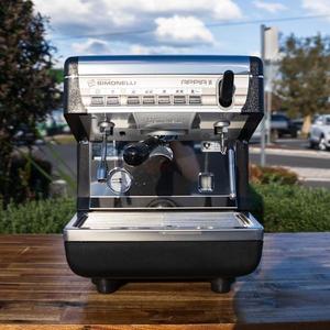 Ex-Demo 10 Amp Nuova Simonelli Appia 1 Group Tall Cup – Built-In Pump