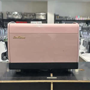 San Marino: Baby Pink Italian 2 Group Commercial Coffee Machine
