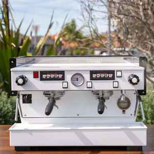Used Equipment: Pre Loved Custom Gloss White 2 Group La Marzocco Linea Coffee Machine