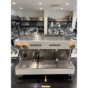 Ascaso: Immaculate 2 Group Ascaso Barista White Commercial Coffee Machine