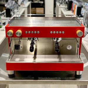 Ascaso Immaculate Red Ascaso Barista 2 Group High Cup Commercial Coffee Machine