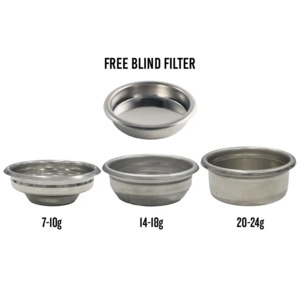 Di Pacci Value Packs: 3 Pack Filter Baskets w/ Free Blind Filter - Select Sizes