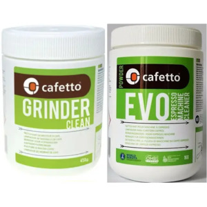 Di Pacci Value Packs: Cafetto Grinder Cleaner 450gm & Espresso Machine Cleaner 1kg