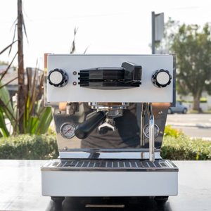 La Marzocco Home Coffee Machines: Pre Loved Custom White La Marzocco LINEA Mini Coffee Machine