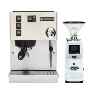 White Rancilio 2025 Model Silvia Bundle (Free Precision GS7 + Di Pacci Elements &hellip;