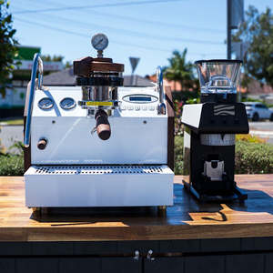 Package Deals Home: Brand New Custom La Marzocco GS3MP & Picco Grinder Package