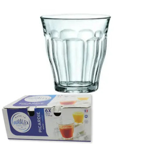 Glass Cup: Duralex Picardie 6 Pack 220ml