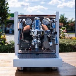 Coffee Machines For Home: Brand New Custom ECM Technika PID – Gloss White (One of One)