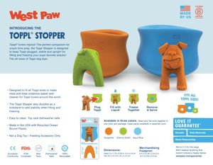 Feeder Puzzle Toys: Zogoflex Toppl Stopper