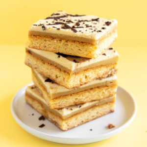 Everyday Slab Slice: Gluten Free Banoffee Slab Slice