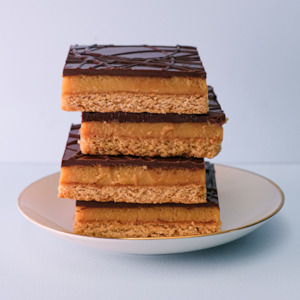 Classic Caramel Slab Slice