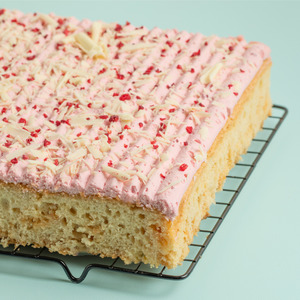 Everyday Slab Cakes: White Choc Raspberry Slab Cake