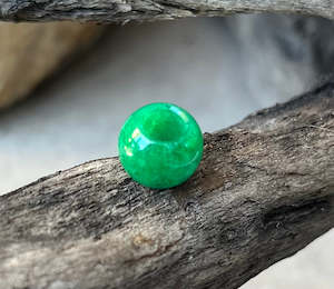 Jade dread bead