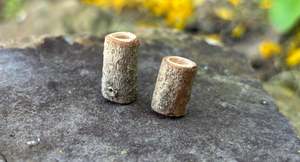 Set of two Wooden Beads