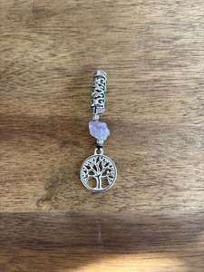Tree of Life Bead with Amethyst
