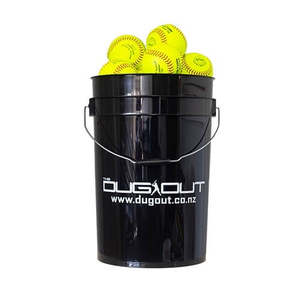 Balls: Dugout Bucket + 24 STB11 Practice Balls