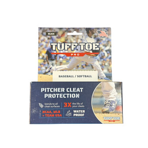 Accessories: Tuff Toe Pro Pitcher Cleat Protection - Black
