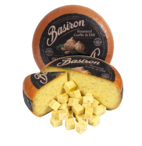 Cheese 1: Basiron Roasted Garlic & Dill