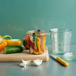 Glasssware: WECK Mold Jar - 9 sizes (1 NEW)