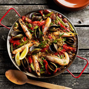 Kitchen Must Haves: Spanish Paella Pans - Polished Steel - 10 Sizes