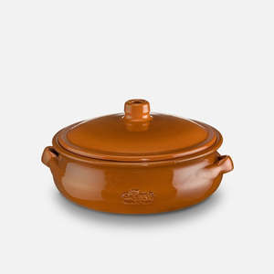 Winter Cooking: Spanish Terracotta Casserole with Lid - 2 Sizes