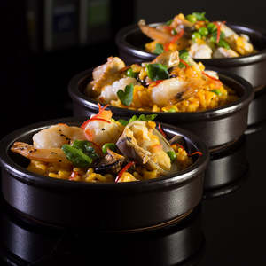 All: Spanish Terracotta Tapas Dishes - Black - 2 Sizes