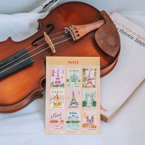 All: L'apres-midi City Sticker-Stamps NEW
