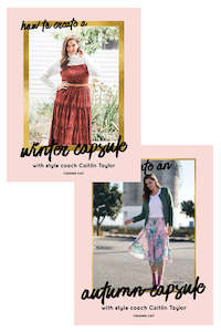Workshop And Event Tickets: Chasing Cait eBook Autumn/Winter Capsule Wardrobe bundle!