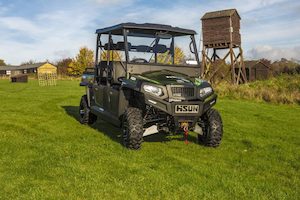 Products: HISUN HS15D UTV-3 4WD Crew Cab – The Electric Motor Vehicle Company