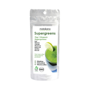 Products: Supergreens- 60g Health Support Naturally