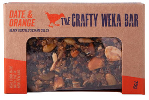 Products: Date & Orange Bar - 75g Health Support Naturally