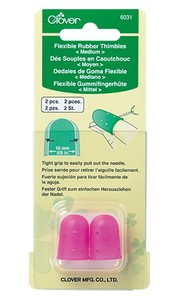 Products: CLOVER Flexible Rubber Thimbles