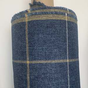 Upholstery Fabric: George Navy Fabric