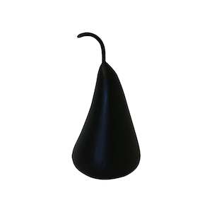 Decorative Black Marble Pear MEDIUM