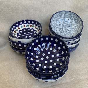 Boleslawiec Pottery: Bowl Fluted