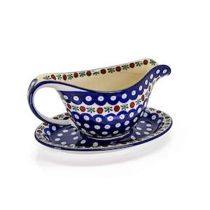 Boleslawiec Pottery: Gravy Boat