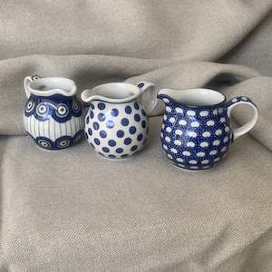 Boleslawiec Pottery: Creamer