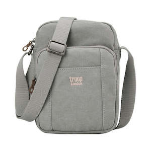 Troop Zip Top Cross Body Bag Ash Grey