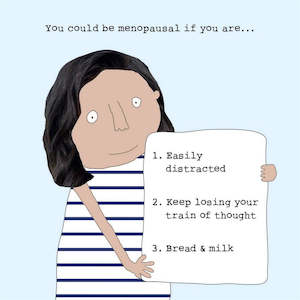 Stationery: Distracted Card