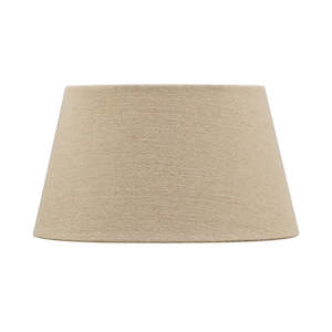 Lighting: Flax Basket Weave Tapered Drum 41cm