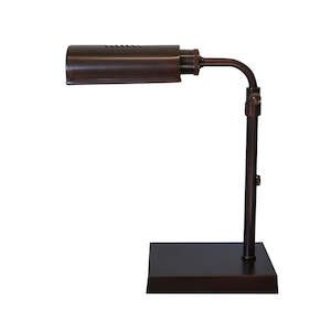 Lighting: Bronze Desk Lamp