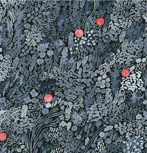 Table Linen: Marimekko Kurjenmarja Blue Napkins