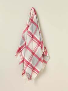 Portree Pink Throw