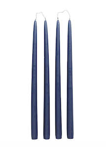 Candles Fragrance: Pair Tapered Candles Baja Blue