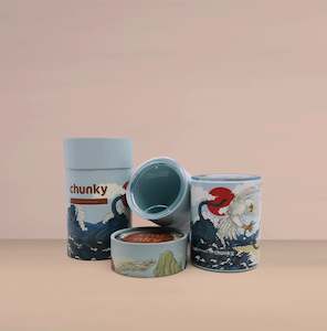 Chunky Coffee Cups: Blue Wave Coffee Cup