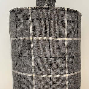 Plaid Fabrics: William Charcoal Fabric