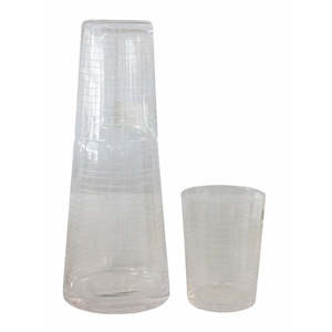 Water Carafe & 2 Glasses Set