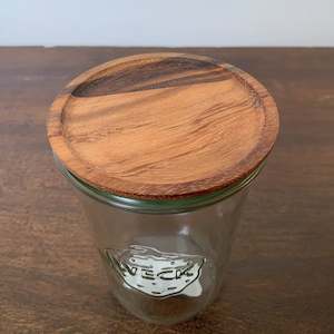 Plastic Free July: Weck Wooden Lid LGE