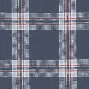 Bridge Blue Check Fabric