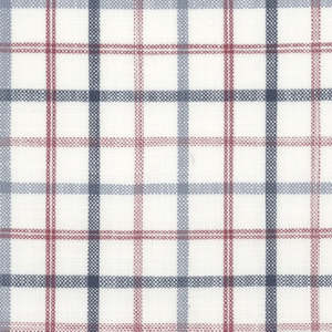 Fabric: Banks White Check Fabric